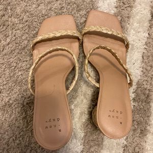A New Day Rattan heels